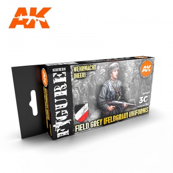AK 3rd Generation Acrylics FIELD GREY (FELDGRAU) UNIFORMS AK11627